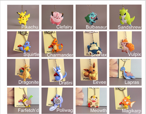 Pokemon: Key Chain Mini's